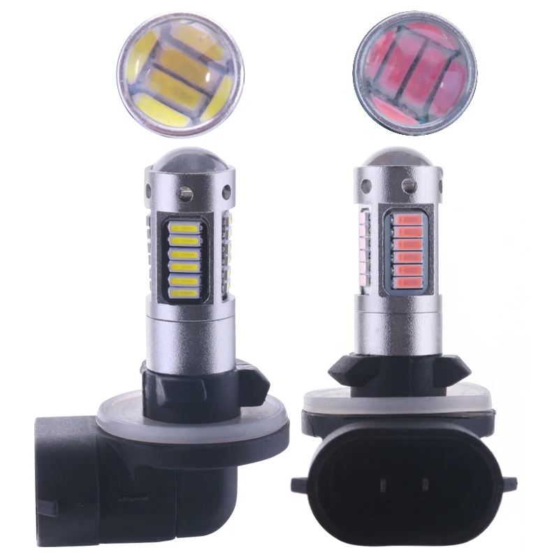 Gzkafolee 880 led 881 h27 автомобисветильник фары s противотумансветильник белый желтый 30 SMD 4014 500LM для BMW|Передние