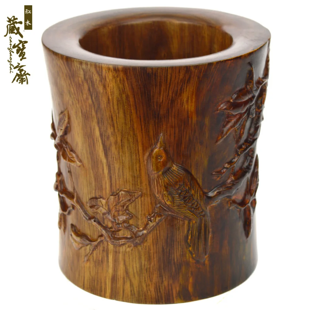 

[Tibetan Bao Zhai] mahogany wood crafts * Gifts * pear * lignum vitae * thriving * Pen