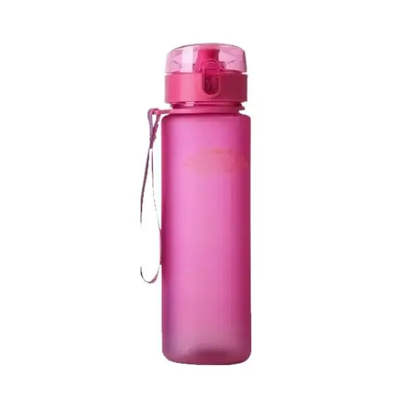 Pink 560ml 400 мл 560 мл велосипедная бутылка для воды защита от утечки, без бпа Спортивная бутылка для воды высокое качество Тур Туризм портативные бутылки - Цвет: Pink 560ml