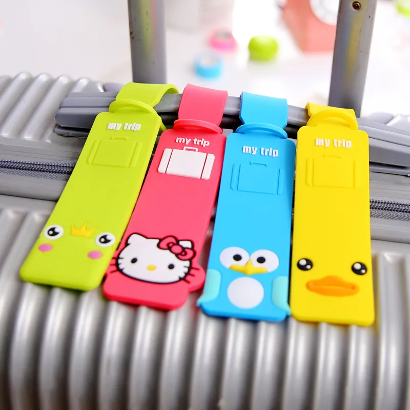 Багажная этикетка 14 цветов силиконовый для путешествий|baggage tag|travel accessoriesaccessories