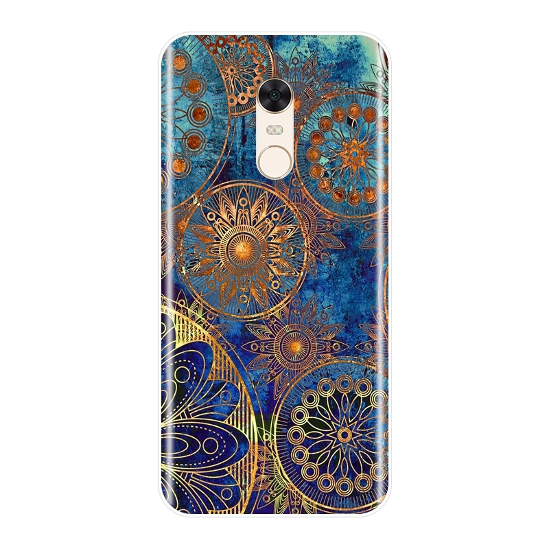 Задняя крышка Мандала для Pocophone F1 Xiaomi Redmi S2 6A 5 Plus 4A Мягкий силиконовый чехол