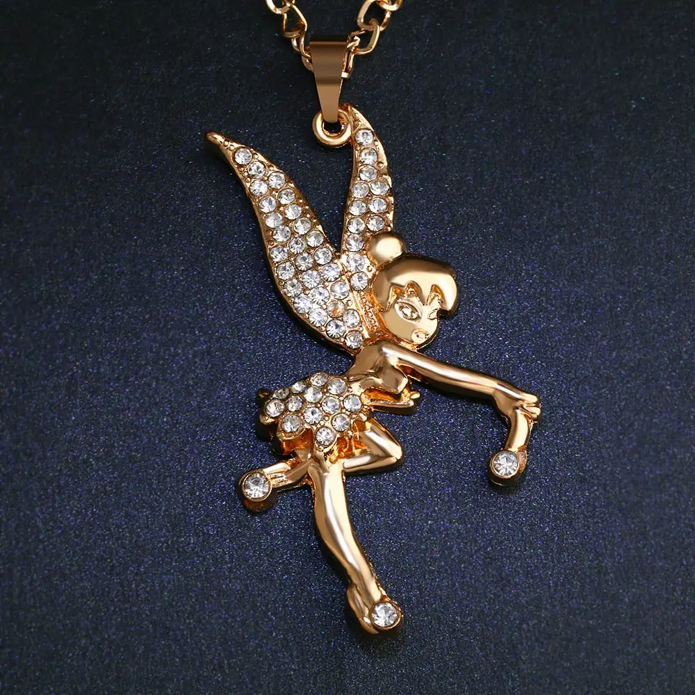 Женское большое Золотое ожерелье FLOLA с золотой подвеской ювелирные изделия на