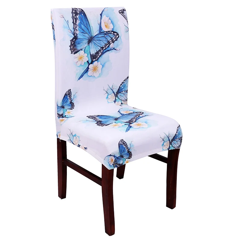 Smiry красивый чехол для стула с цветочным принтом бабочка животное Простой Стиль