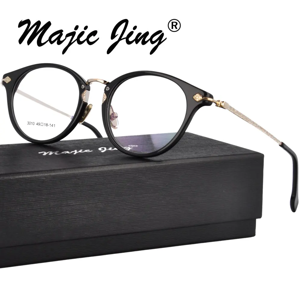 Magic Jing acetate &metal prescription spectacles RX optical frames men women GM3010
Magic Jing acetate &metal prescription spectacles RX optical frames men women GM3010