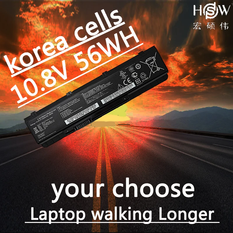 HSW аккумулятор для ноутбука ASUS N45SV N55 N55E N55S N55SF N55SL N75 N75E N75S N75SF N75SJ N75SL N75SN N75SV акумуляторная батарея