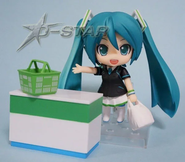 Бесплатная доставка Симпатичные 4 &quotNendoroid Vocaloid Hatsune Мику Happy kuji Лето Ver. ПВХ