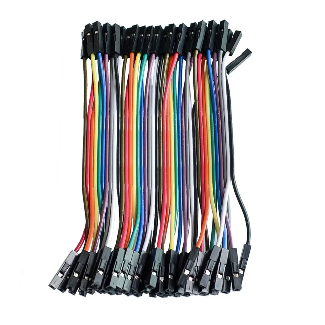 40 шт./лот 10 см 2 54 мм 1pin гнездо штырь перемычка Кабель Dupont|jumper wire|lot lotlots cables |