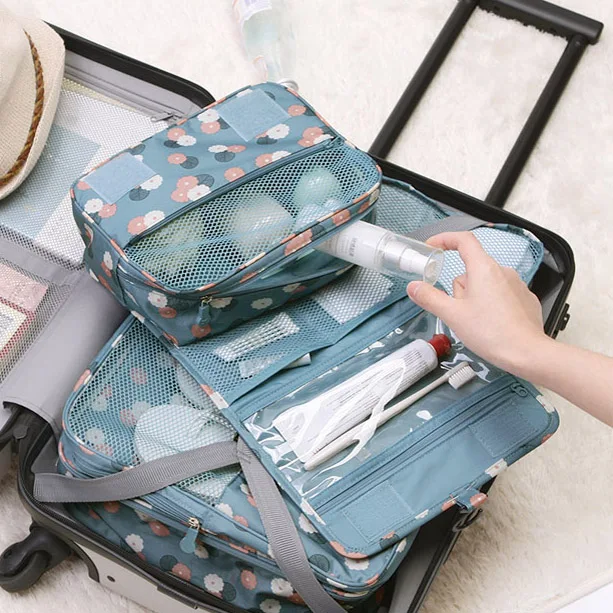 

Travel Set High Quality Waterproof Portable Man Toiletry Bag Women Cosmetic Organizer Pouch Hanging Wash Bags