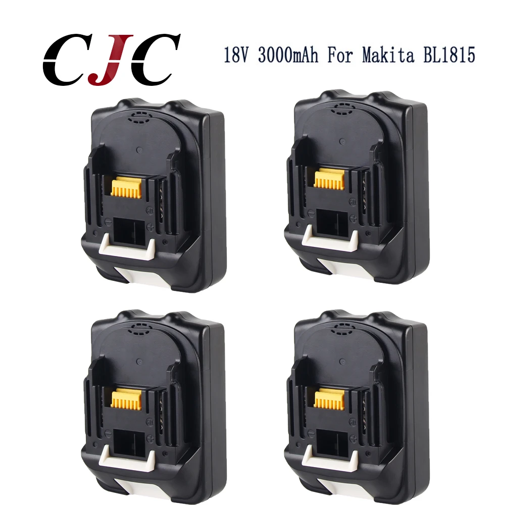 4 шт. Сменный аккумулятор для электроинструмента Makita BL1815 BL1830 BL1835 194205 3 194309 1 18 в 3000