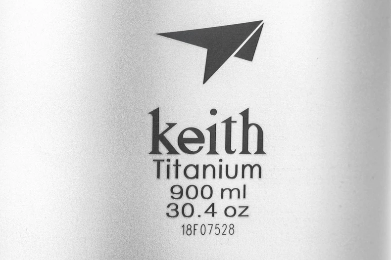Keith титановая бутылка большой емкости не-резьбовой чайник с чайником 900 мл 1200 мл
