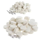 50 шт., шлифовальная полировальная подкладка для полировки шерсти и фетра + 4 шт. для вращающегося инструмента Dremel