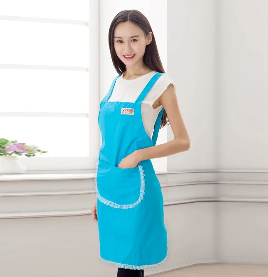 Принцесса Кухонный Фартук Горничная кружевная искусственная Женская кухня