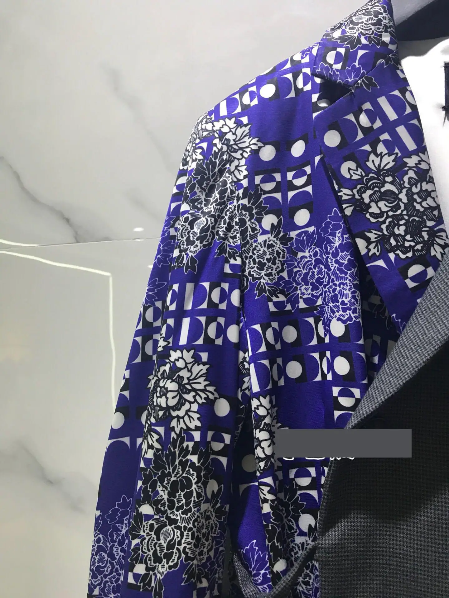 GETSPRING Женское пальто Женский костюм Лоскутная Печать нерегулярные женские