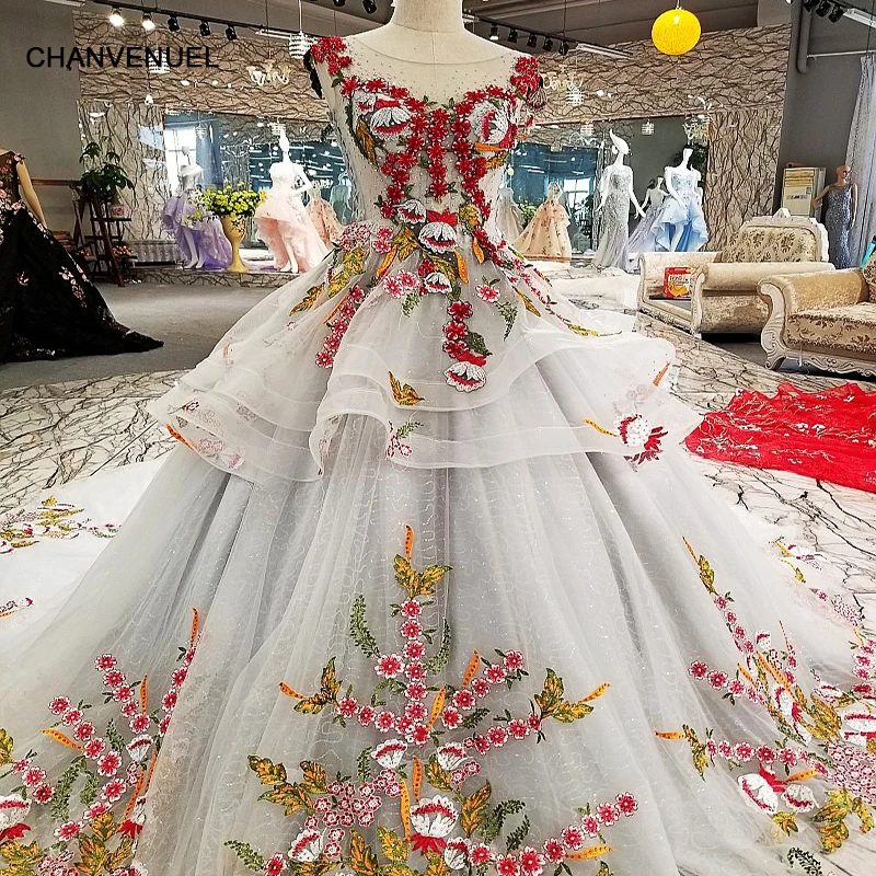 LS00301 Платья выпускного вечера видят сквозь задние аппликатуры безрукавные