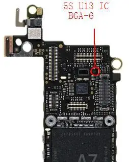 10 шт./лот для iPhone 5S U13 микросхема 6pin логическая плата исправление элементов|lot lot|lot