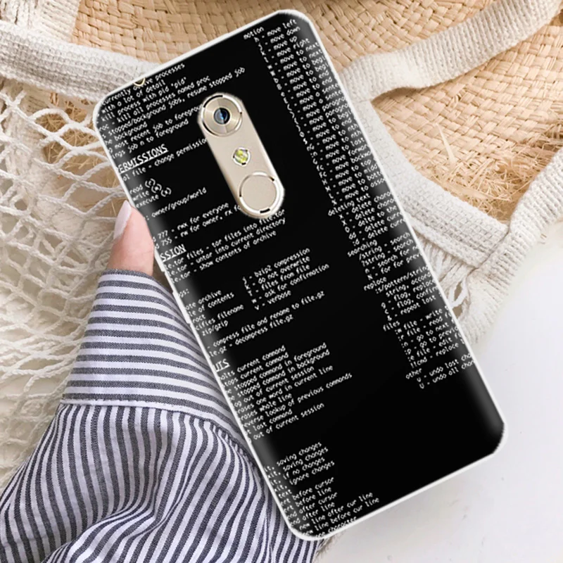 Для zte Axon 7 Mini Мягкие силиконовые телефон случаях тонкий 5 2 "для Coque прозрачный