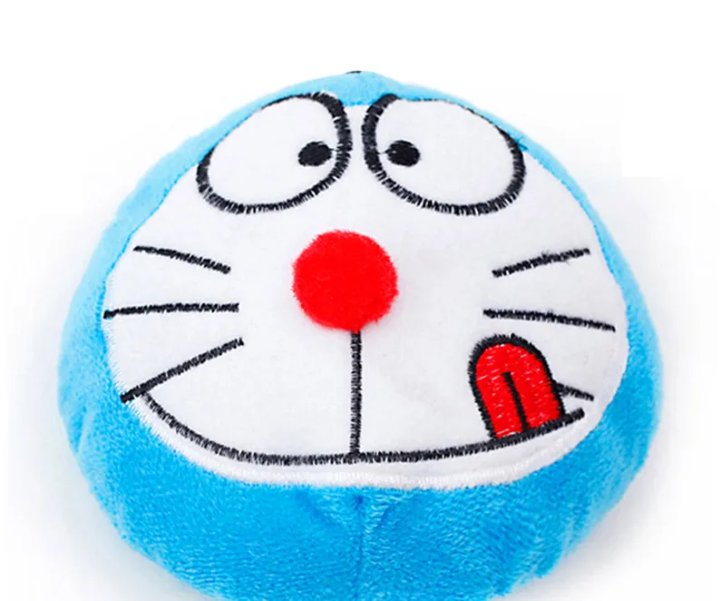 Бесплатная доставка Симпатичные Doraemon кошка в горошек Жевательная игрушки Pet