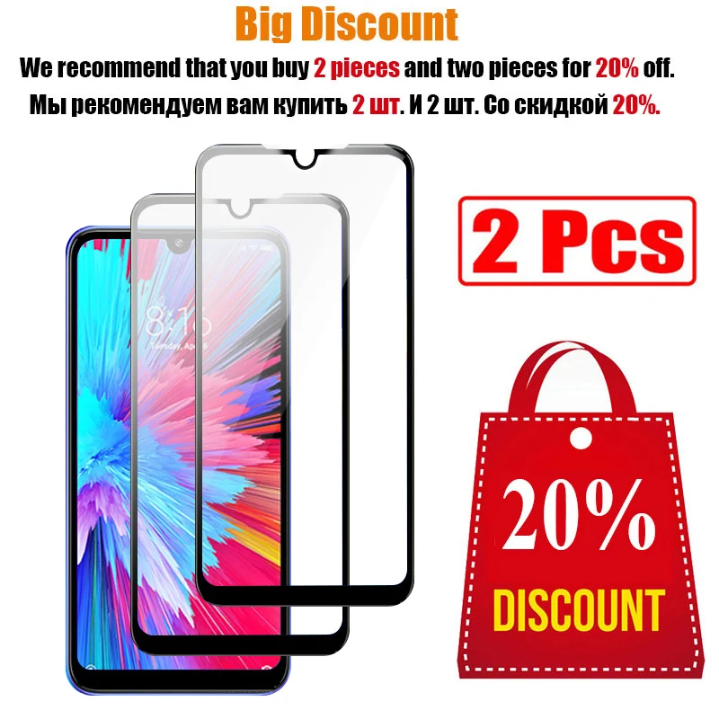 Red mi Note 7 7S Pro Защитное стекло для Xiao ksio note7 закаленное защитное экрана note7pro 7pro s xio red