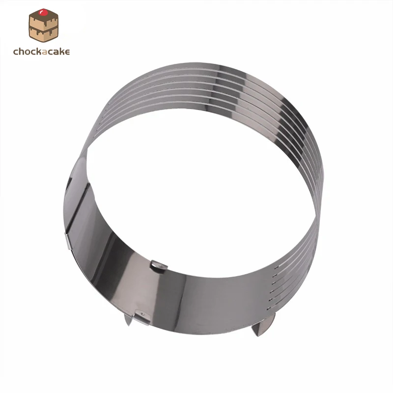 Round Shape Bread Cake slicer Adjustable Layered Slicer Mold Cutter Ring Tools Delidge 1 pc | Дом и сад