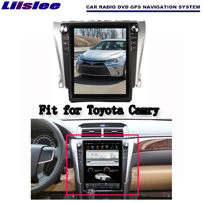 Liislee 12," дюймовый Android для Toyota Camry~ автомобильный Радио, аудио и видео мультимедийный dvd-плеер wifi gps-навигатор