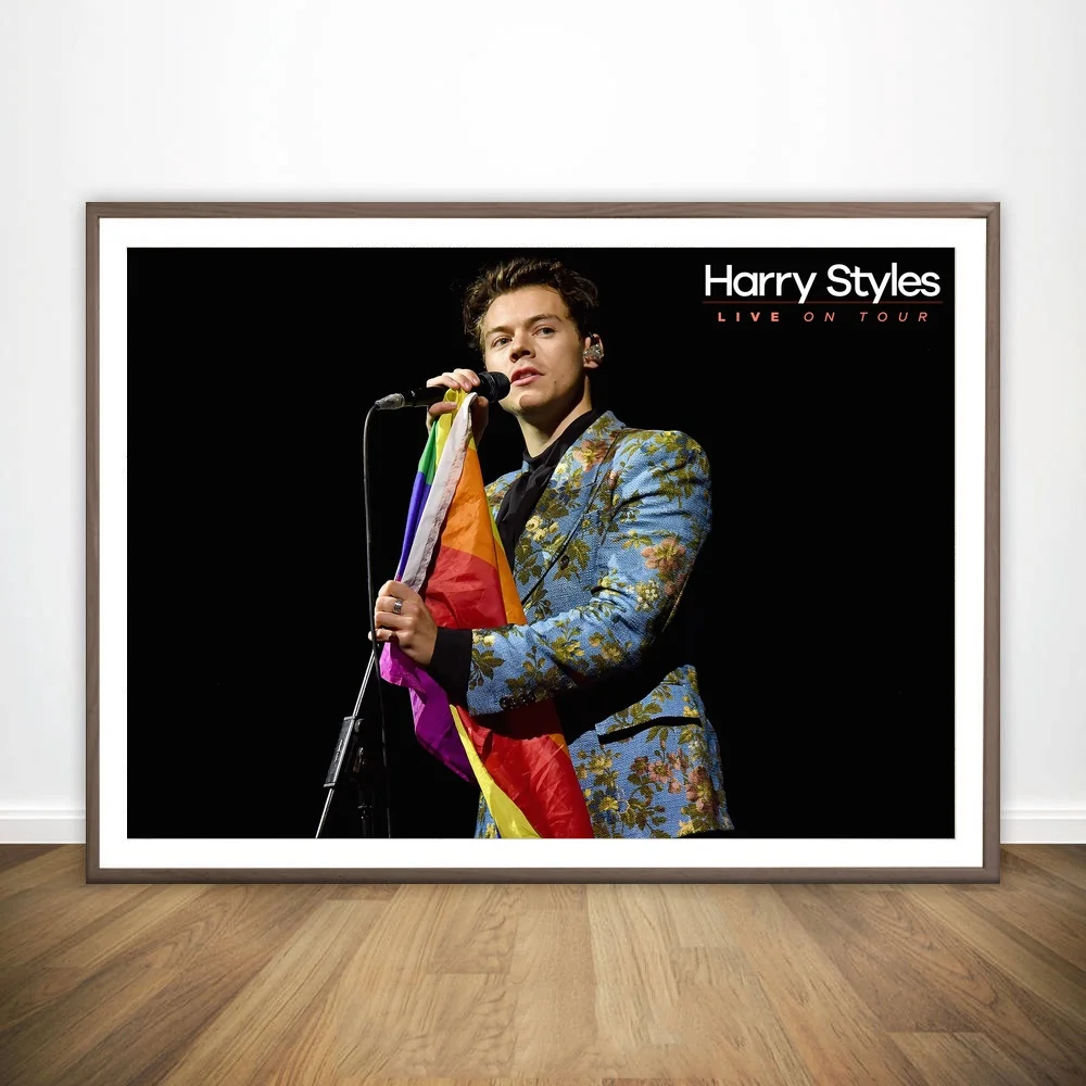 New Harry Styles Custom Music Star Album Art Poster Silk Light Canvas Painting Print For Home Decor Wall Picture | Дом и сад