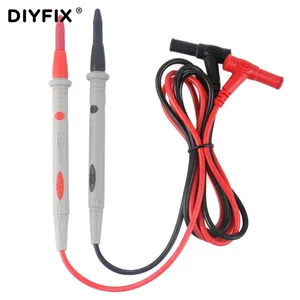 Силиконовый щуп DIYFIX, 1 пара, CAT III, 1000 В, 20 А, тестер проводов, щупы, контакты для цифрового мультиметра, игольчатый наконечник, мультиметр, тестер