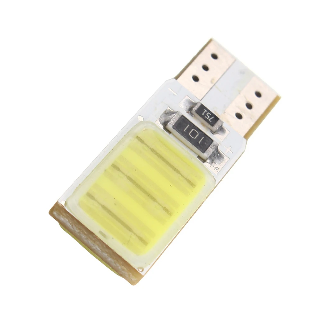 QCDIN 2 шт. T10 921 W5W 194 COB светодиодный светильник лампы дневные ходовые огни 12V Белый CAN