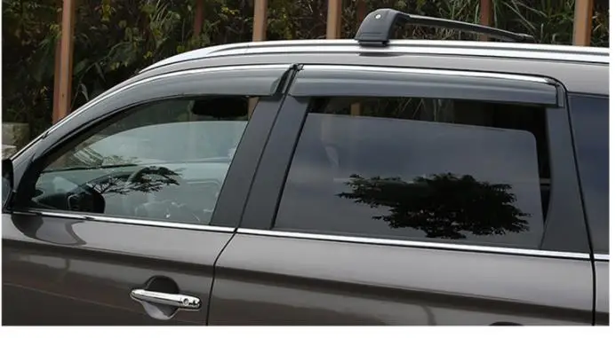 Защитный козырек от дождя и солнца на окна чехлы для Mitsubishi Outlander 2013 2014 2015 2016 2018 2019 |