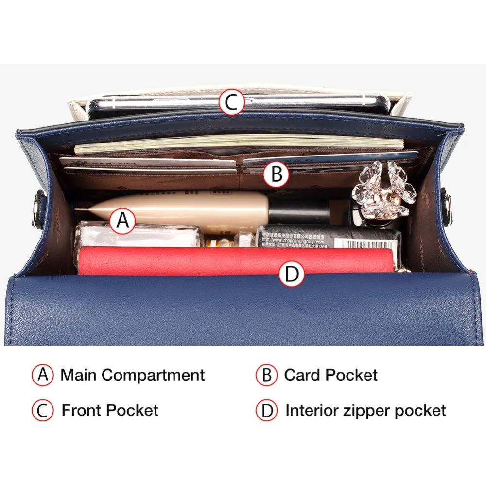 FOXER брендовая Новая женская кожаная цветная сумка через плечо Женская народная с