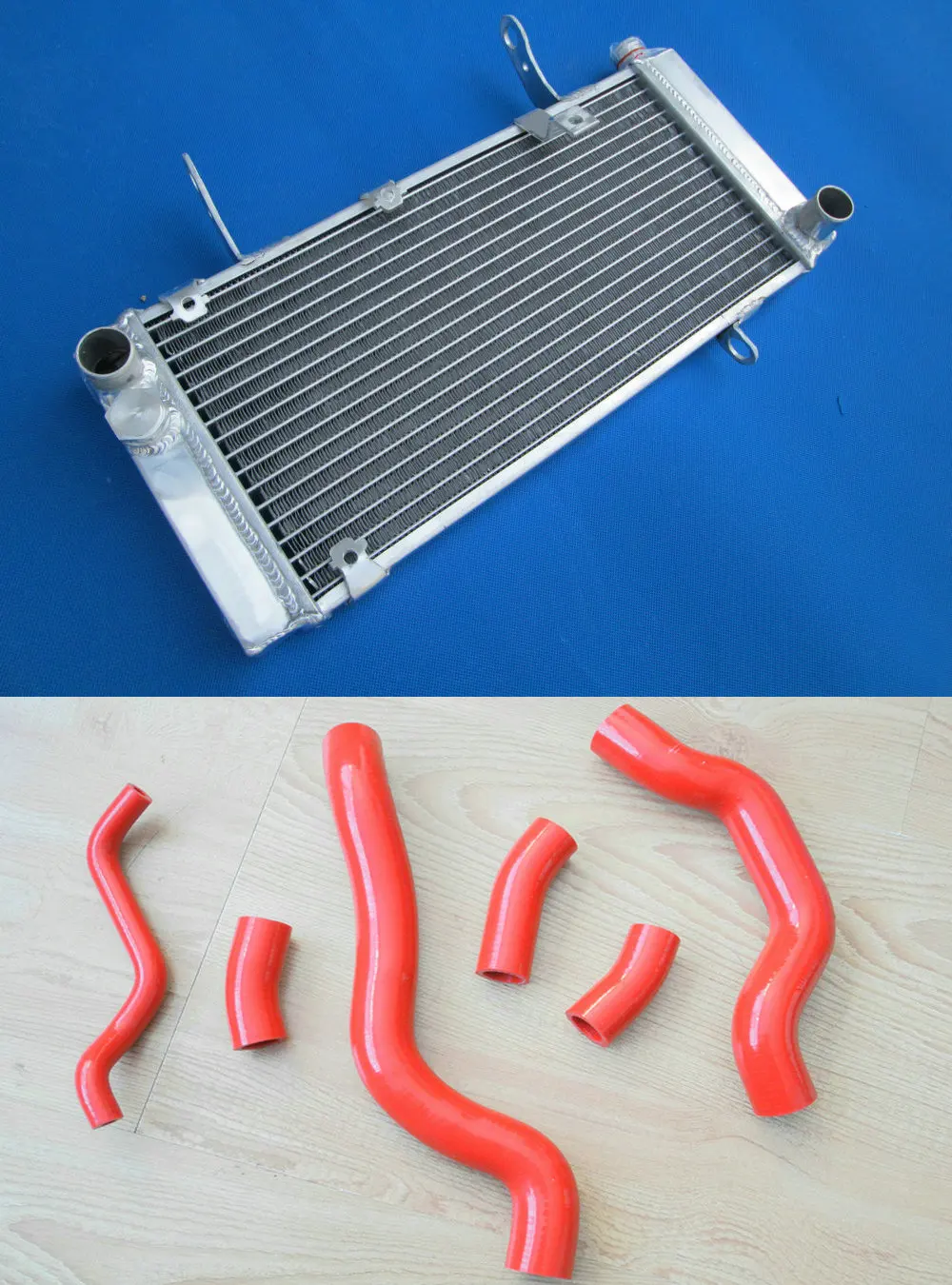 Aluminum Radiator + Silicone Hose For Suzuki SV1000 SV1000S K3-K5 2003-2008 996 cc V-twin SV 1000 S N 04 05 06 07 08 03 | Автомобили и