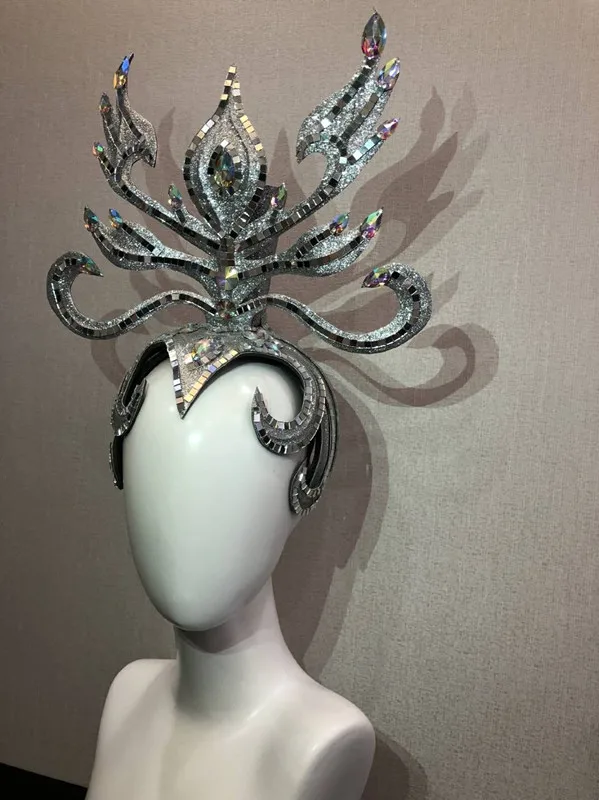 Latin dance Samba accessories Fashion exquisite headdress feathers Delicate shows | Accessories