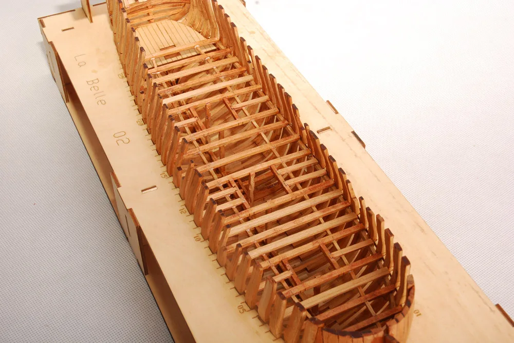 1/48 модель парусника La Belle 1684 корабль деревянная модель новая версия