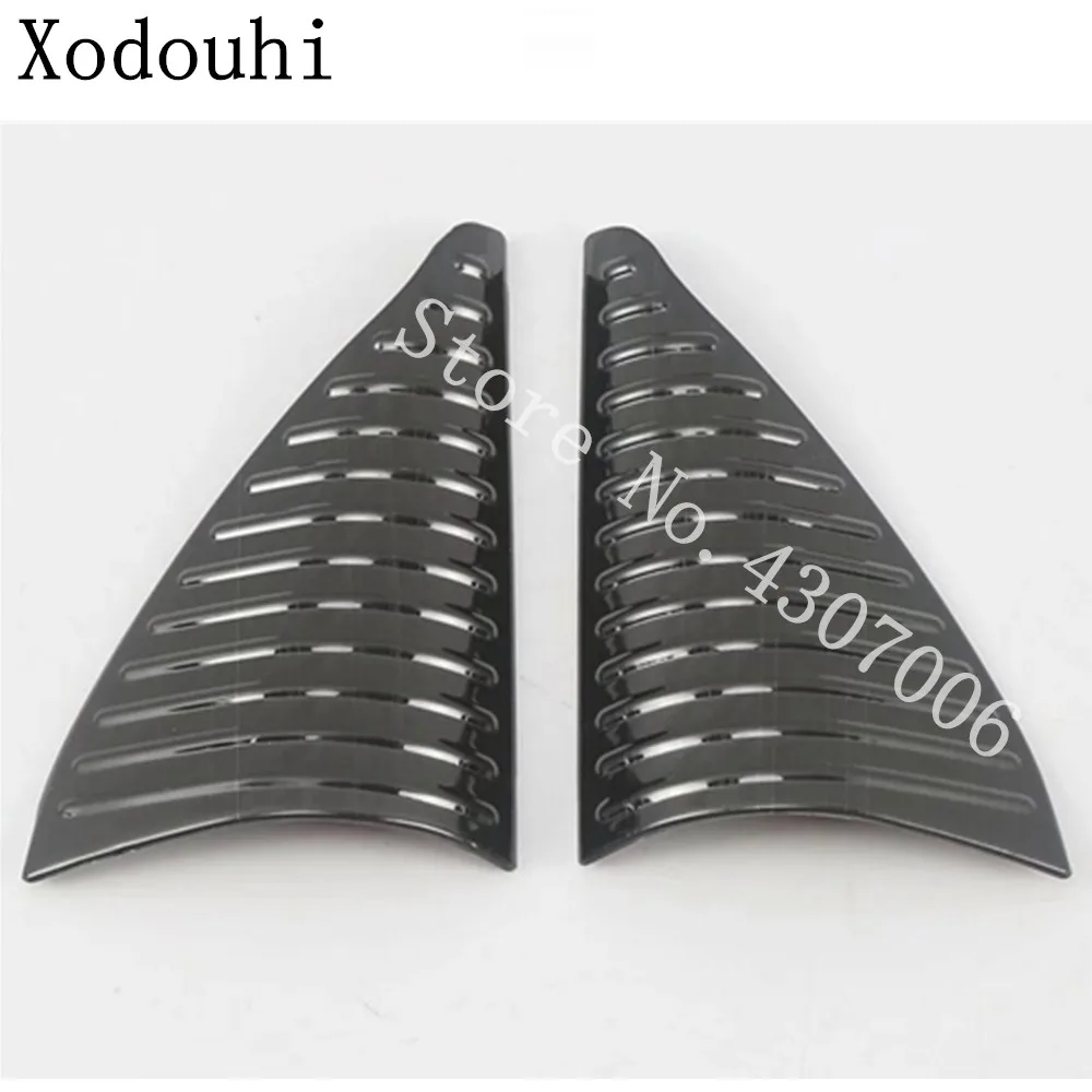 Car Stick Column Audio Speak Cover Window Windshield Side Triangle Trim 2pcs For Hyundai Kona Encino Kauai 2017 2018 2019 2020 | Автомобили