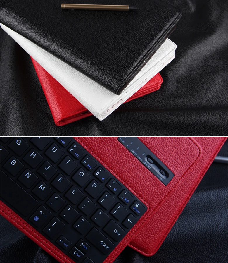 Портфель Folio PU кожаный чехол для IPad Pro 12,9 магнитно съемный ABS покрытие клавиатуры Bluetooth Funda+ Flim