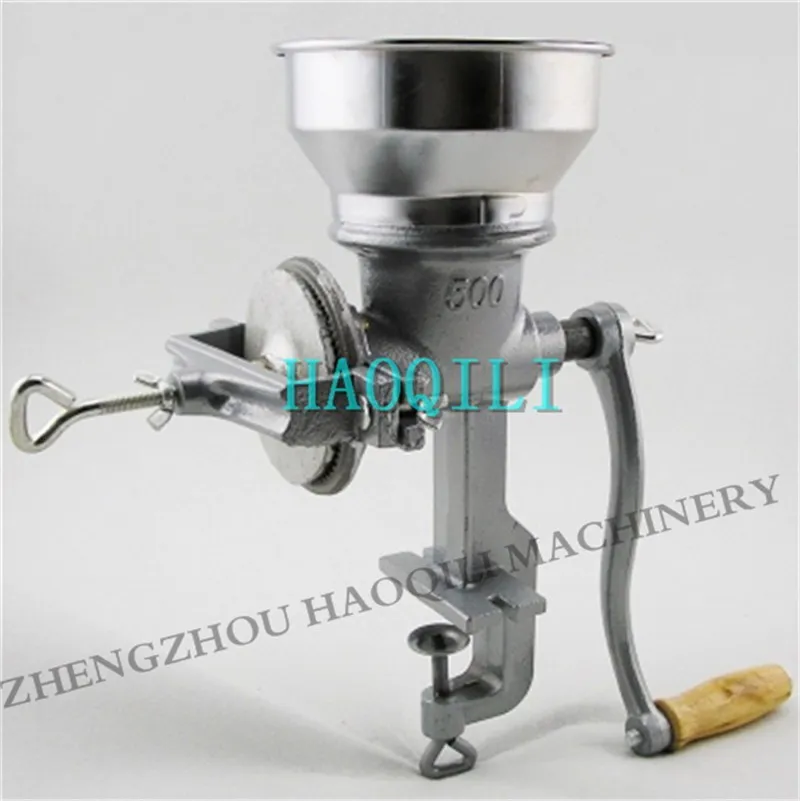 Высокая чугунная мельница ручная зерно китайская травяная медицина овес