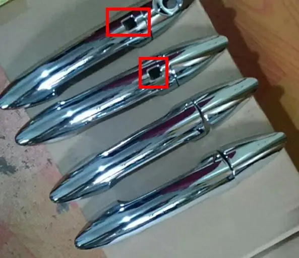 

Хромированная накладка на дверную ручку автомобиля LB для KIA K2 RIO 3 Sedan 2011 2012 2013 2014 2015, аксессуары для отделки