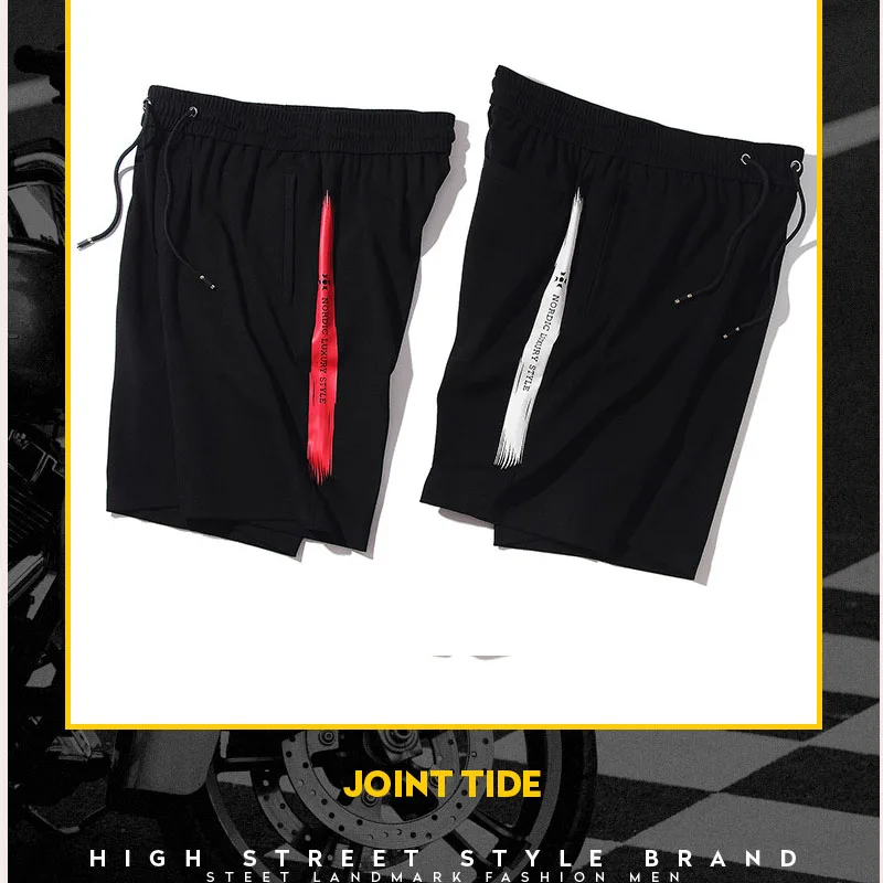 Шорты мужчин мужские короткие homme мужская одежда 2018 High street hi-хоп | Мужская