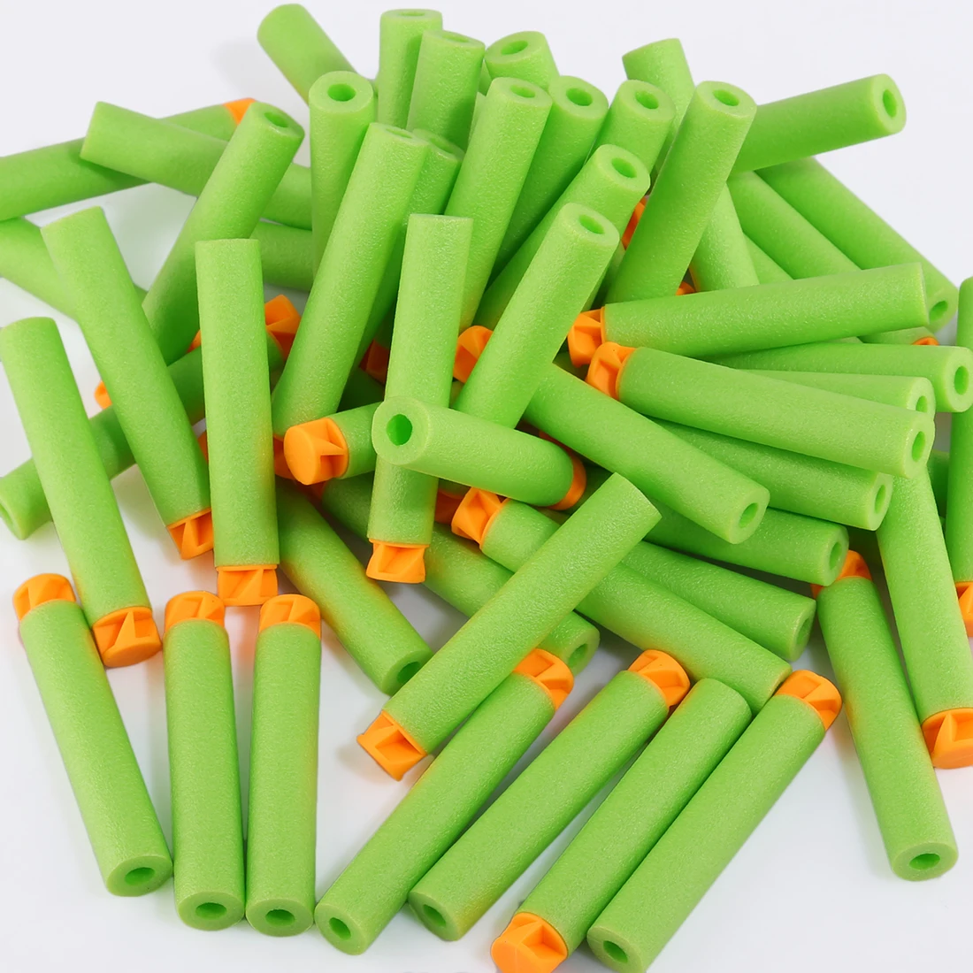 200 шт для пуль Nerf мягкая плоская головка 7,2 см запасная игрушка дартс пули для серии Nerf бластеры детские рождественские подарки