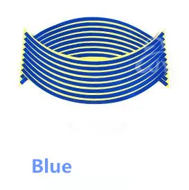 Полоски 16 шт. наклейки на колеса велосипед мотоцикл для Toyota Corolla Avensis Rav4 Yaris Auris Camry