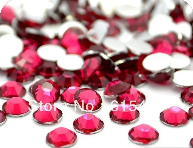 

2mm ROSE Color SS6 crystal Resin rhinestones flatback,Free Shipping 100,000pcs/bag