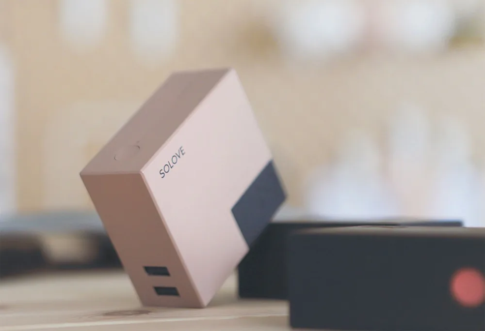 Xiaomi Youpin SOLOVE 2 в 1 зарядное устройство и внешний аккумулятор для путешествий 5000 мАч портативный универсальный Штепсель компактный адаптер для США, ЕС, Великобритании