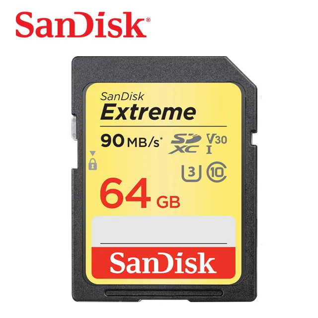Карта памяти SanDisk Extreme Pro SDHC/SDXC, SD карта, 32 ГБ, 64 ГБ, 128 ГБ, 256 ГБ, класс 10, U1, U3, 4 K, 16 ГБ, 512 ГБ, флеш-карта памяти для камеры - Емкость: SDK-SD90M-64G