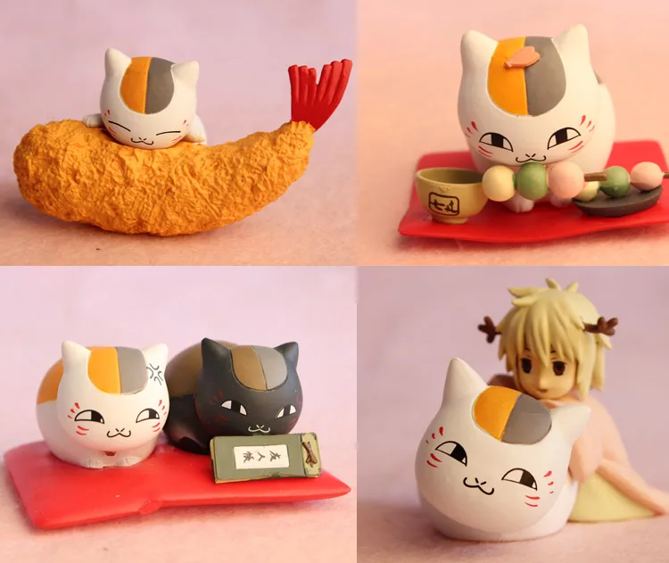 Экшн-фигурки из японского аниме Книга друзей 3 дюйма 4 шт. | Игрушки и хобби