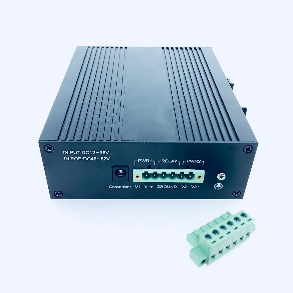 Industial Ethernet коммутатор 10/100 м волоконный конвертер в RJ45 1SC и 4 * медиаконвертер сеть B