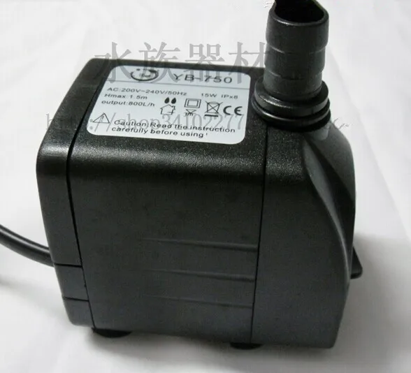 Аквариумный водяной насос 15 Вт/насос с петлевым фильтром ультра-Тихая подводная