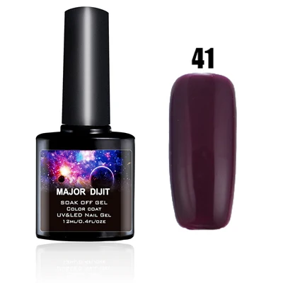 41 New Major Dijit 12ML Gel Nail Polish UV Gel Polish Long Lasting Soak Off UV Nail Gel Polish Hot Gelpolish - Цвет: 41