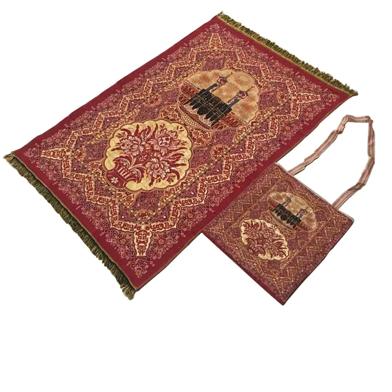 XHX888 Ислам Moslim молитва открытый ковер vloerkleed Tapis Портативный мешок ковров Tappeto Tappeti