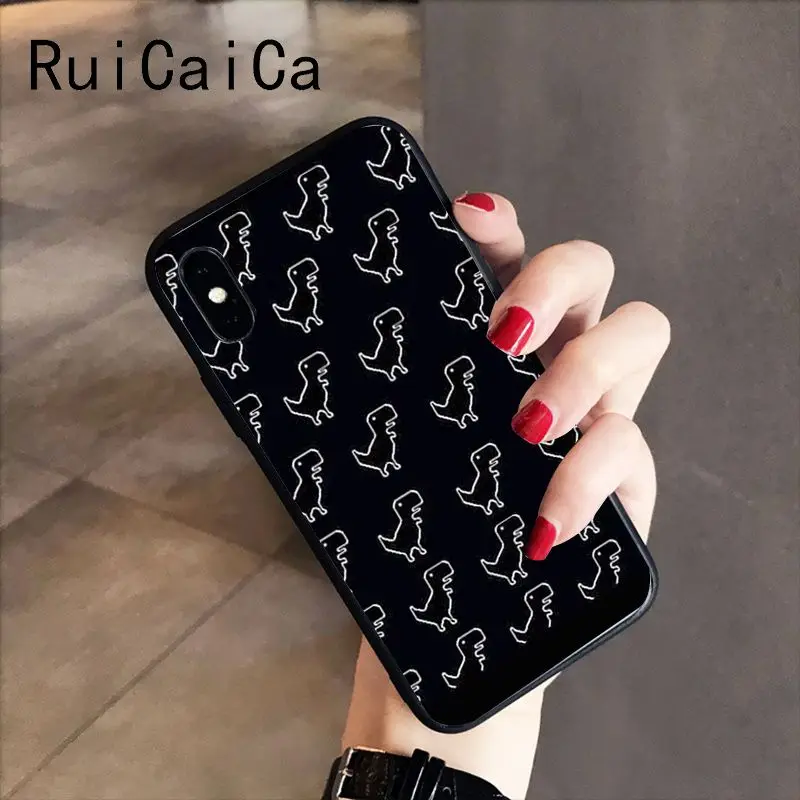 RuiCaiCa животный динозавр Новинка чехол для телефона Fundas iPhone X XS MAX 6 6S 7 7plus 8 8Plus 5 5S XR |