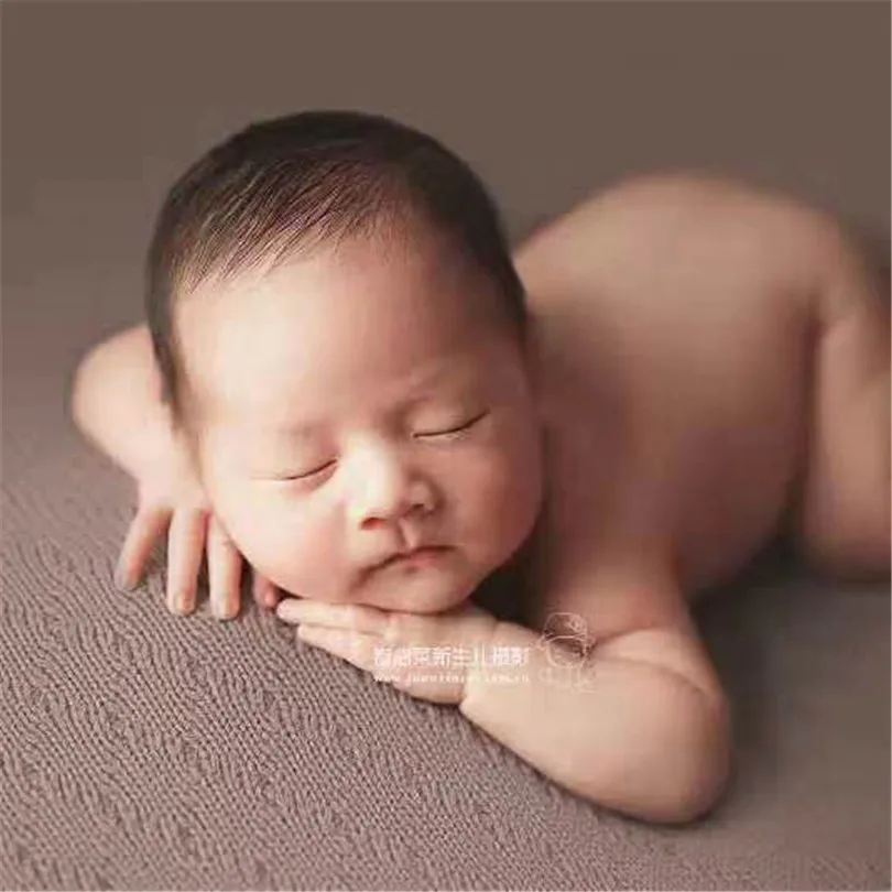 Newborn Photography Fabric Backdrop Knitted Baby sweater swaddle blanket background Posing Layer photography props |