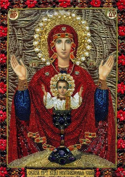 30X40CM 5D кристалл круглая Алмазная картина DIY Алмазная вышивка домашняя декоративная Бриллиантовая мозаика религиозный персонаж подарок - Цвет: 30X40CM